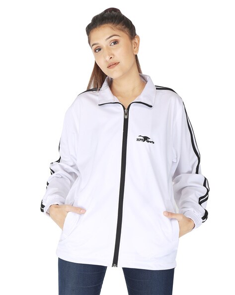 White sports jacket online womens