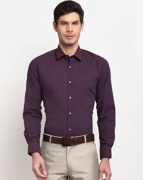 Buy Purple Shirts for Men by Tistabene 