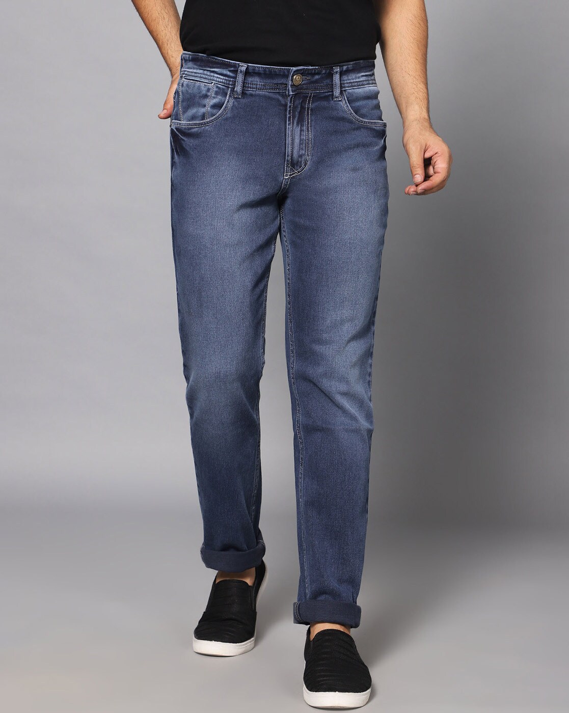 Emporio Armani Straight Leg Denim Jeans - Farfetch