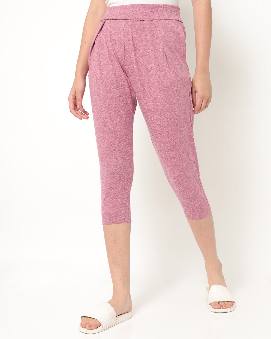 Buy Burgundy Track Pants for Women by Enamor Online