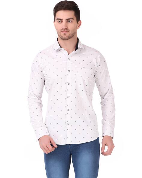 Buy White Shirts for Men by DESIGN UP 