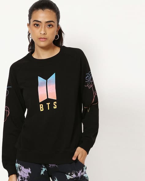 Black graphic sweatshirt Clearance