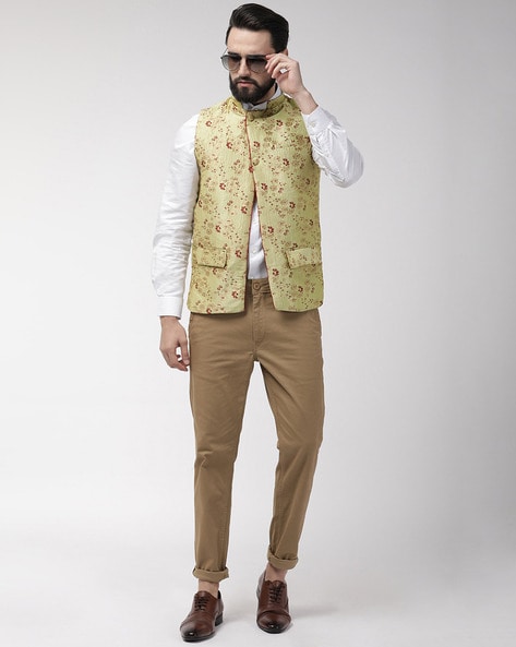 Cotton Blend Nehru Jacket for Boys - JBN Creation | Ethnic outfits,  Angrakha style, Maroon jacket