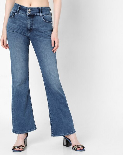 Camilla Sculp Lightly Washed Bootcut Jeans