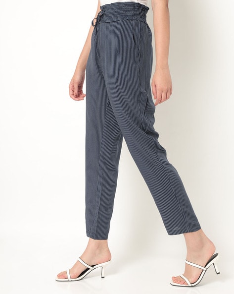 Buy Women's Viscose Linen Casual Wear Regular Fit Pants|Cottonworld