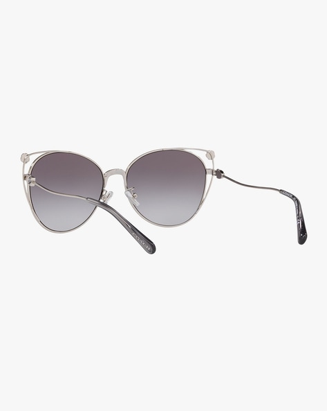 Coach tea rose hot sale cat eye sunglasses