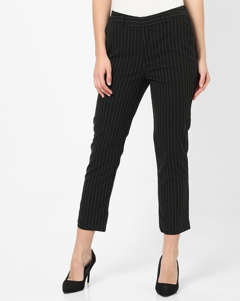 Striped Straight Fit Pants