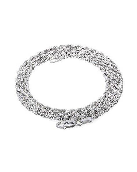 Buy Silver Chains for Men by Eloish 