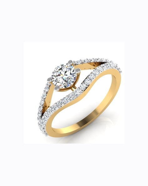 Amazon.com: Glitz Design Diamond Engagement Rings Round Brilliant Diamond  Ring 6-prong Platinum 0.75 carat (F,VS1) (Ring Size 5.5): Clothing, Shoes &  Jewelry