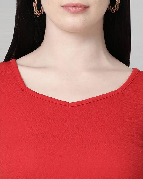 Buy Red Tops for Women by SELVIA Online