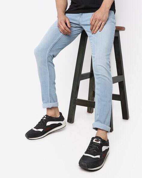 Buy Light Blue Jeans for Men by SPYKAR 