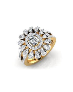 iski uski Yellow Gold Agrim Solitaire Ring-picture-44