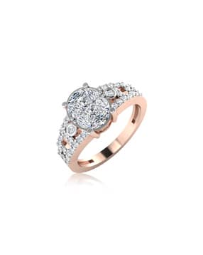 iski uski Rose Gold Larisa Solitaire Ring-picture-37