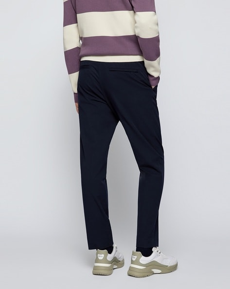 Men's Casual Summer Trousers Pants Slim Fit Anti-Wrinkle | eBay