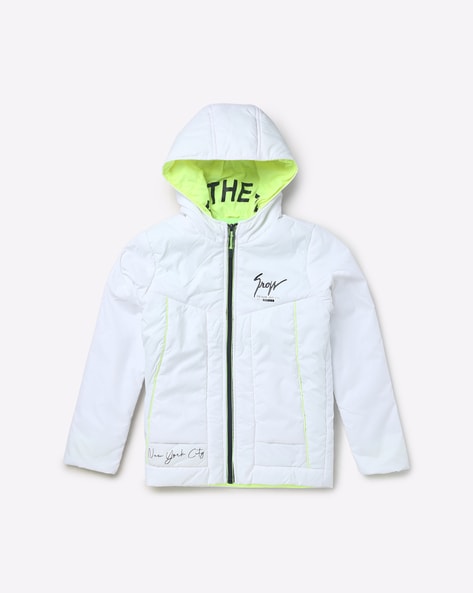 Boys white clearance jacket