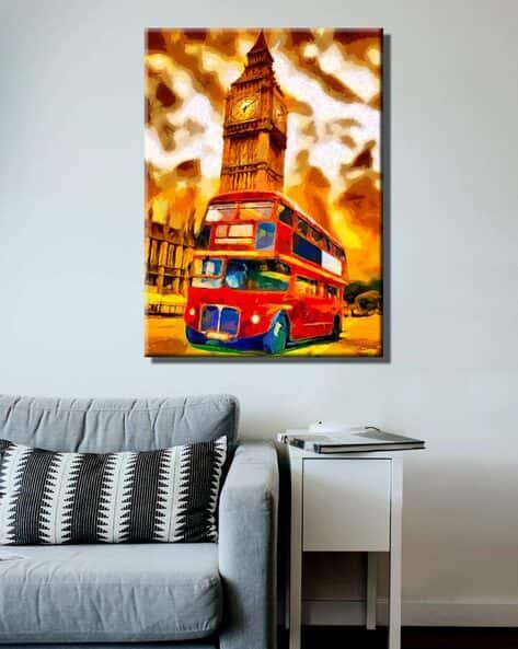 999store Paint Graphic Print Canvas Wall Art Painting