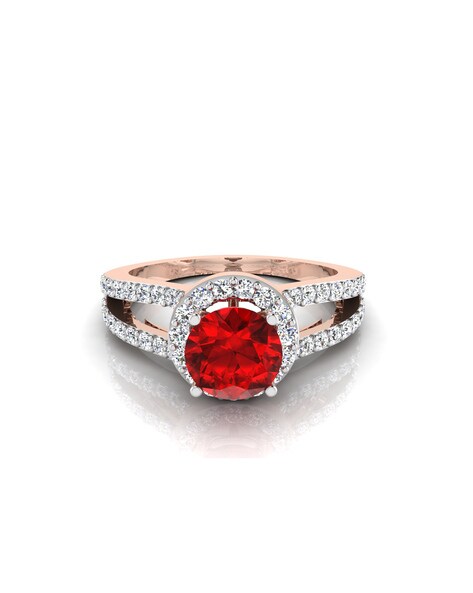 Sopree Red Diamond Crystal Alloy Silver Plated Ring For Women & Girls  Copper Silver Plated Ring Price in India - Buy Sopree Red Diamond Crystal  Alloy Silver Plated Ring For Women &