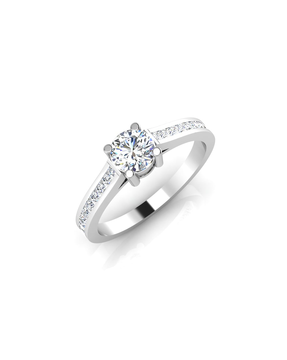 Lillienne Solitaire Engagement Ring (setting only) - Soha Diamond Co.™