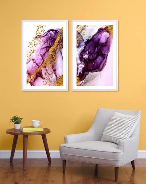 999store Set of 2 Printed Canvas Paintings