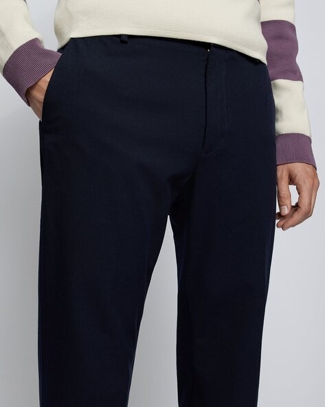 Blue Regular Fit Straight Anti Wrinkle Polyester Formal Trouser For Mens at  Best Price in Solapur  Shriniwas Sports