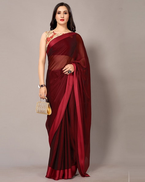 Silk Weaving Designer Saree With contrast Blouse – Yes We Shop