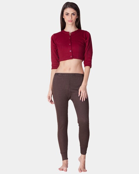 LUX COTT'S WOOL Women Top Thermal - Buy LUX COTT'S WOOL Women Top Thermal  Online at Best Prices in India