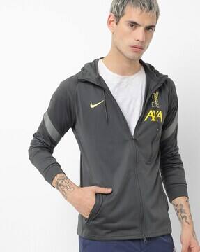 high neck zip up jacket
