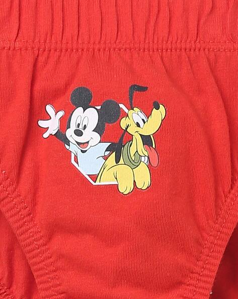 Buy Pack of 3 Mickey Mouse Print Briefs Online at Best Prices in