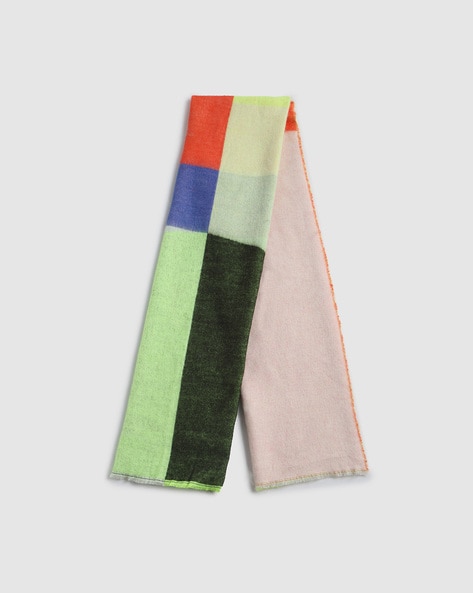 Colour-Block Acrylic Stole Price in India