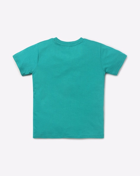 Aqua blue shirt online plain