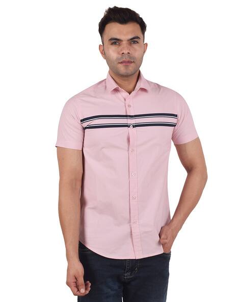 Buy Pink Shirts for Men by Valen Club 
