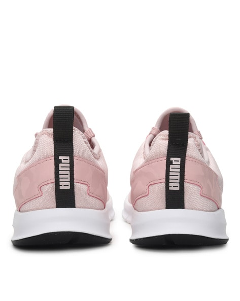 Puma carson runner camo shop mesh pale pink sneakers