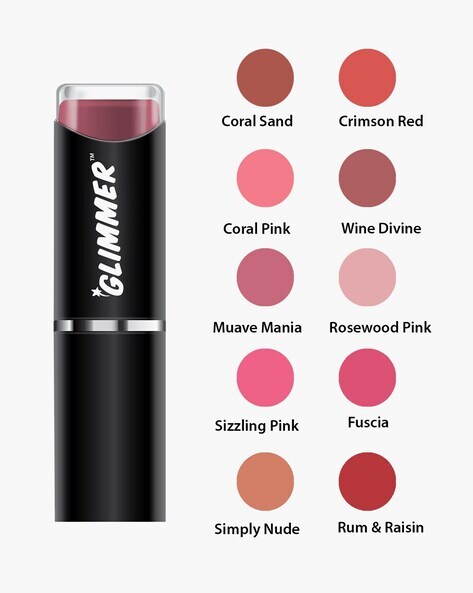 glimmer matte lipstick