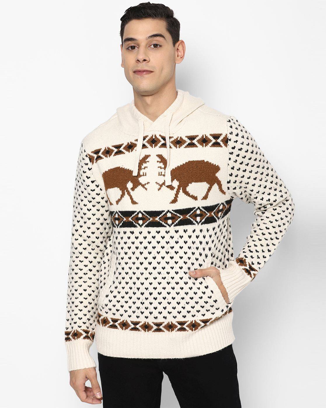 Buy Cream Sweatshirt u0026 Hoodies for Men by American Eagle Outfitters Online  | Ajio.com
