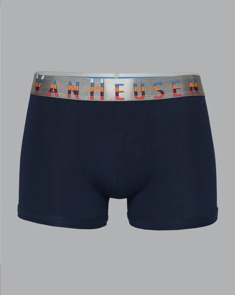 Van Heusen Briefs : Buy Van Heusen Men Colour Fresh & Elasticized Waistband  Trunks - Navy Online