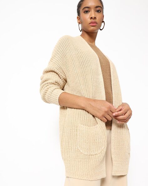 Front clearance drape cardigan