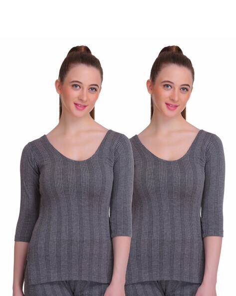 Buy Grey Thermal Wear for Women by T T 