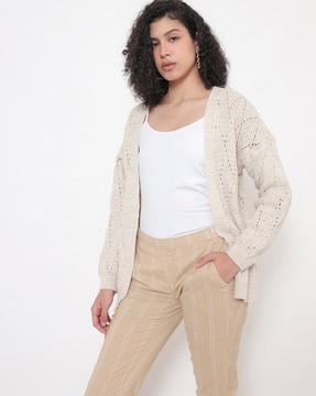 long beige cardigan ladies