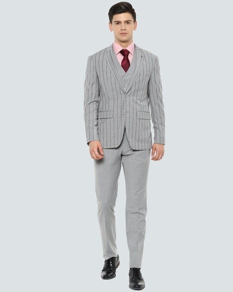 KITON suit dark grey striped | BRAUN Hamburg