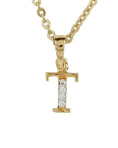 Diamond Initial Pendant Necklace | Noémie