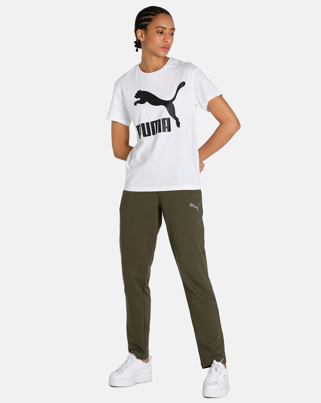 Buy Green Track Pants for Women by Puma Online