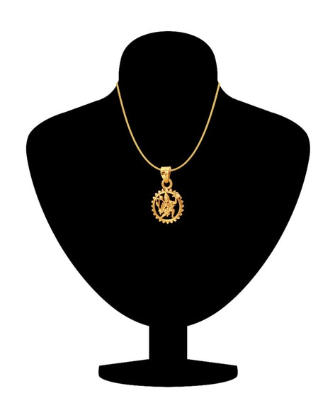 Gold chain with hanuman on sale locket