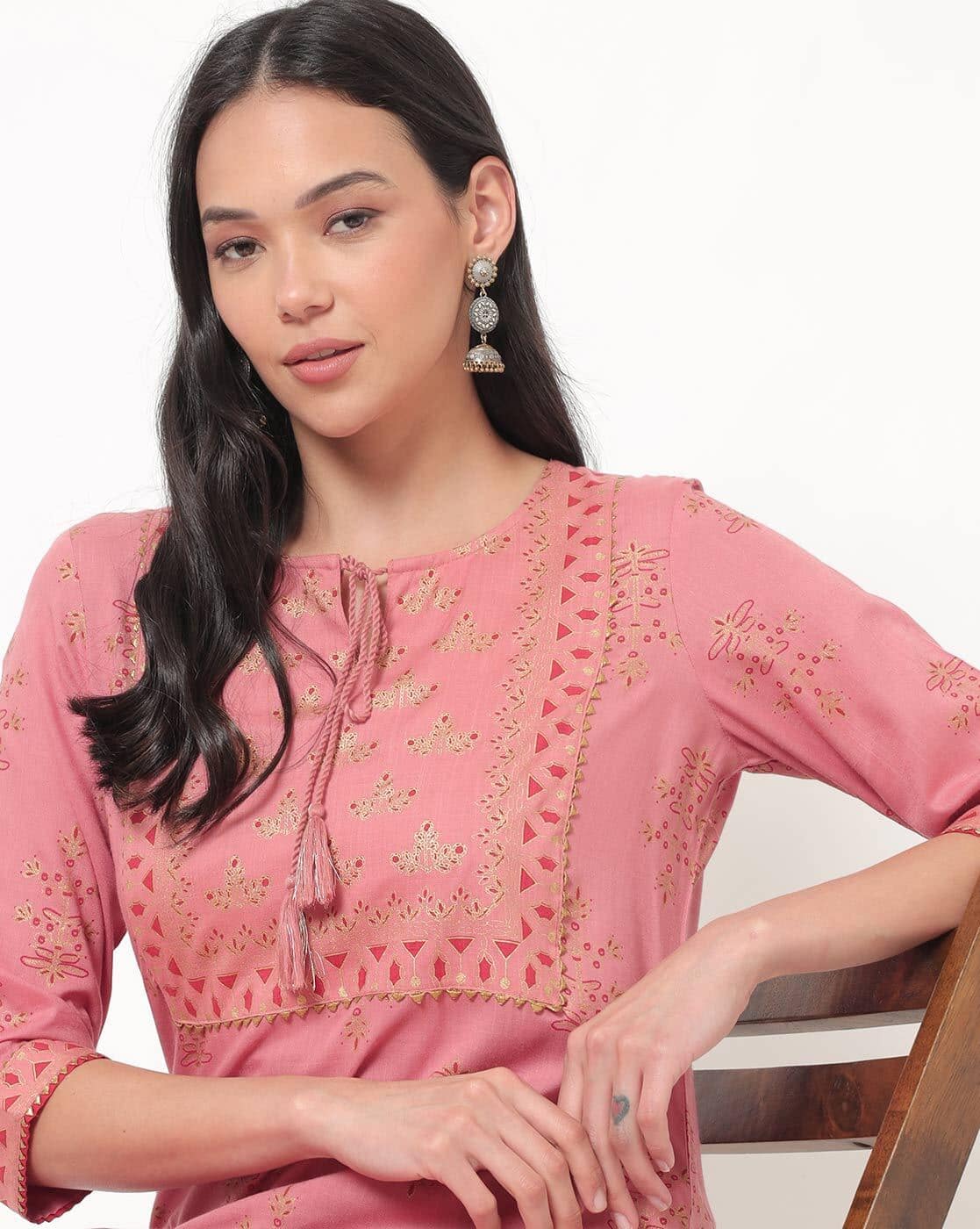 peach‼️ Buy Peach Kurtas for Women by AVAASA MIX N' MATCH Online