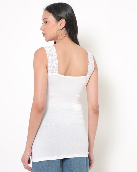 Buy White Camisoles & Slips for Women by Teamspirit Online