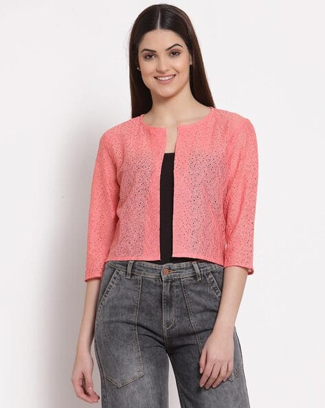 Buy Pink Shrugs \u0026 Jackets for Women by 