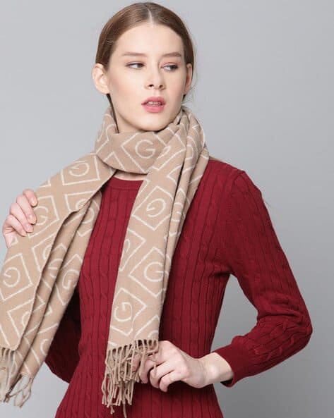 Buy Khaki Stoles Scarves for Women by Gant Online