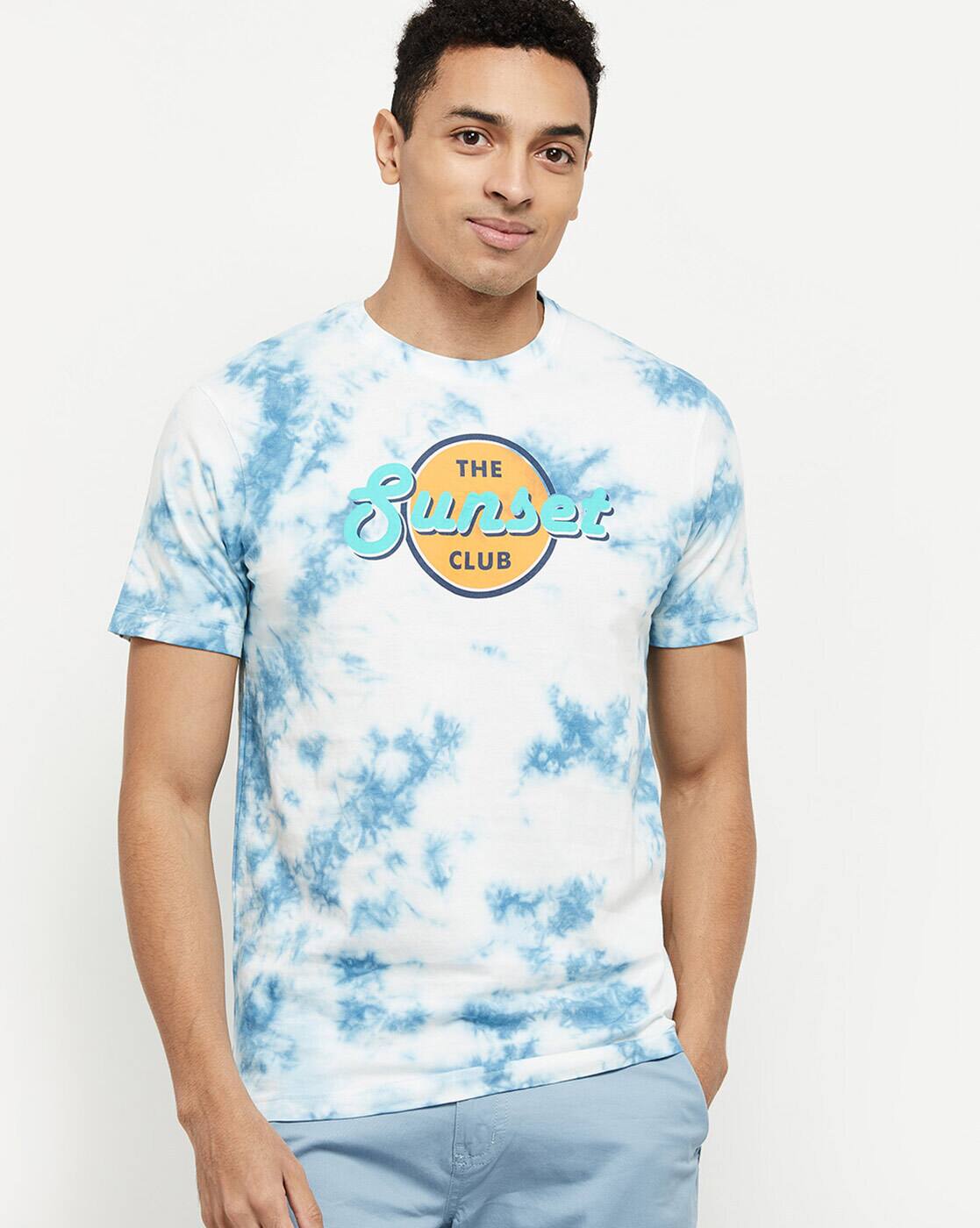 Buy Blue Tshirts for Men by MAX Online 