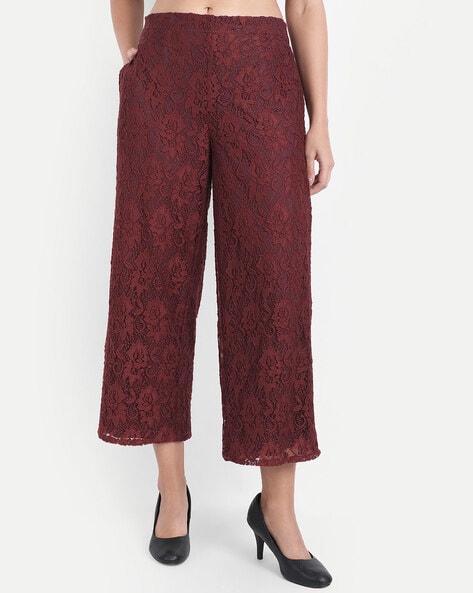 Palazzo Trousers Track Pants - Buy Palazzo Trousers Track Pants online in  India