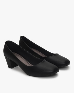 Womens Shoes Heels Pump shoes Prada Leather Pumps in Black 
