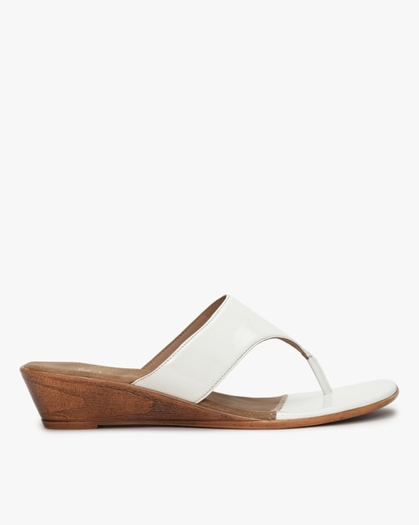 Imprint White Ladies Wedge Heel Sandal at Rs 380/pair | Women Wedge Sandals  in Agra | ID: 2850617172533